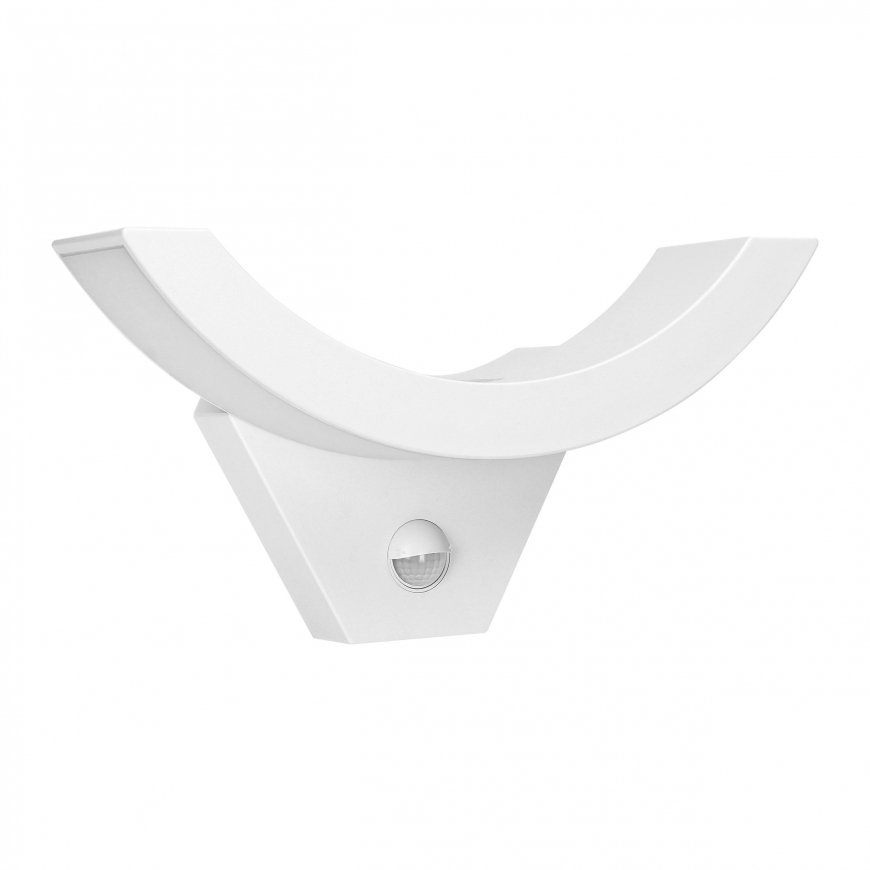 Wall lamp Kinkiet Orno SPINEL LED 10W, oprawa ogrodowa with motion sensor 140, 800lm, IP54, 4000K, IK10, white, AD-OP-6119WLPMR4 – 5