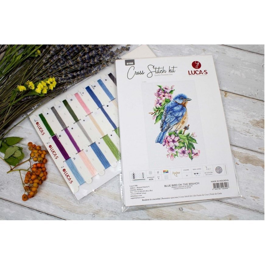 luca S Blue Bird on Branch SB1198 – 3
