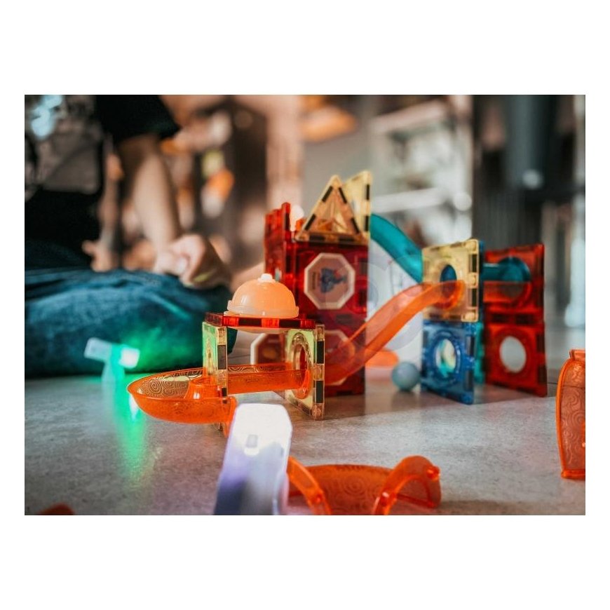 WOOPIE Magnetic blocks Light Ball Track 75 el. – 5