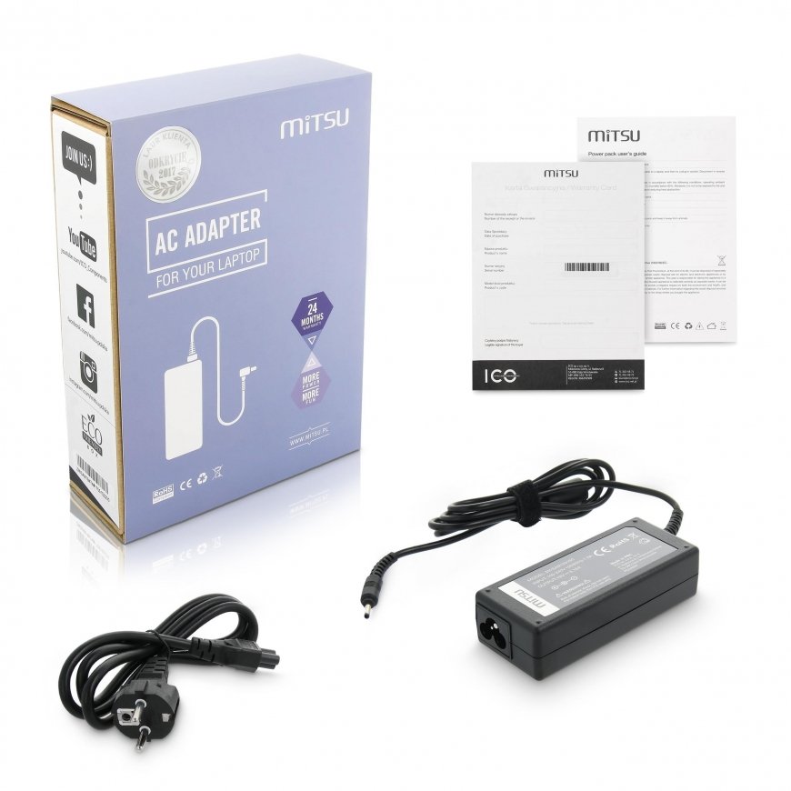 Mitsu įkroviklis / maitinimo adapteris 19v 3.16a (3.0x1.1) – samsung 60W – 2