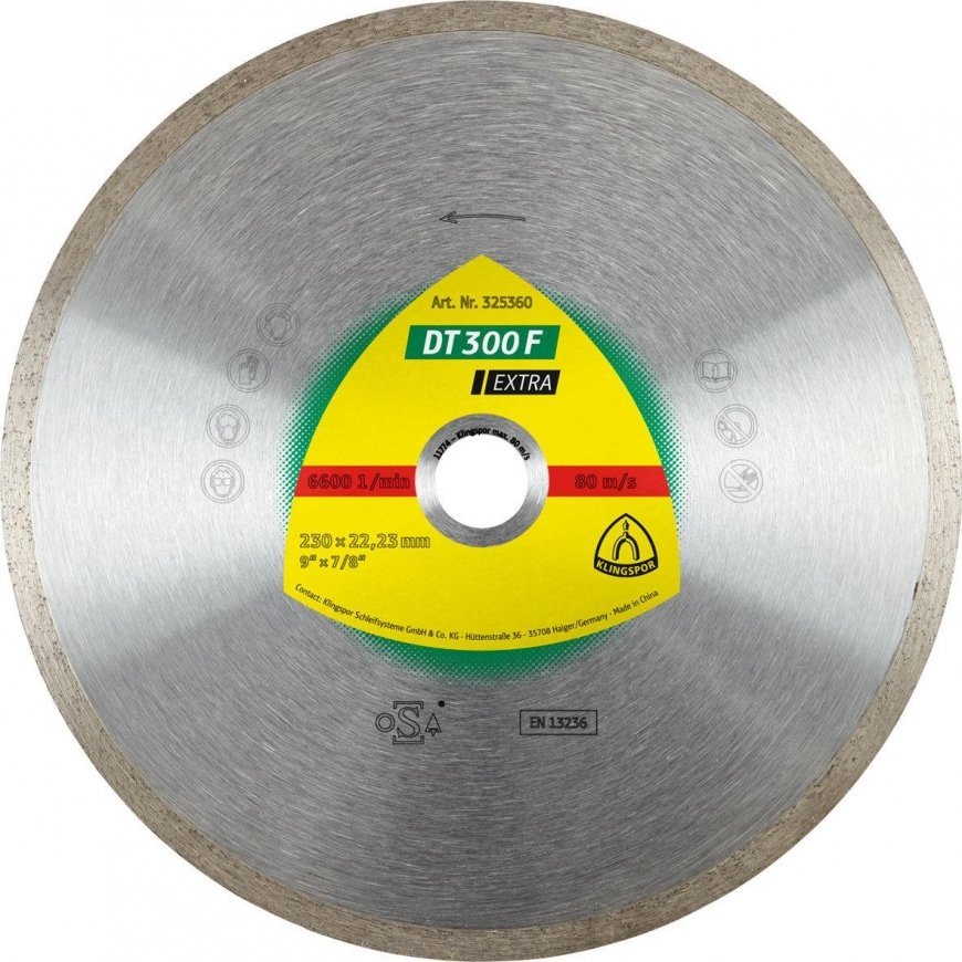 Klingspor Diamond pjovimo diskas lygus DT 300F 125mm (325358)