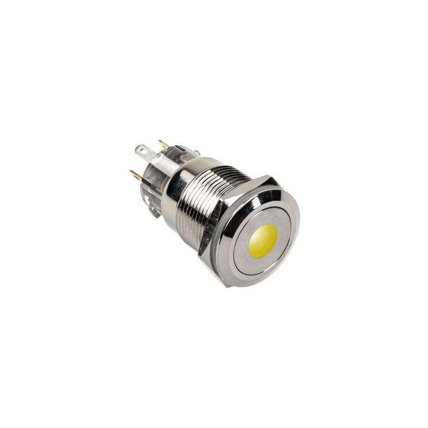 DimasTech DimasTech Vandalismusschalter/-taster 19mm, Silverline Dot - RGB