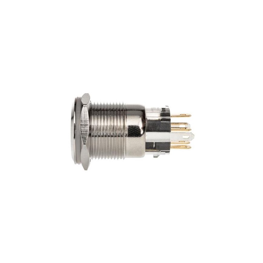 DimasTech DimasTech Vandalismusschalter/-taster 19mm, Silverline Dot - RGB – 3