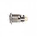 DimasTech DimasTech Vandalismusschalter/-taster 19mm, Silverline Dot - RGB DimasTech DimasTech Vandalismusschalter/-taster 19mm, Silverline Dot - RGB