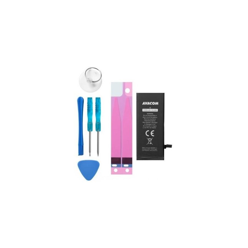 AVACOM Battery for Apple IPHONE 6 - HIGH CAPACITY, LI-ION 3.82V 2200MAH (REPLACE 616-0808)