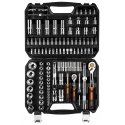Neo Socket wrenches 1/4", 1/2", 110-piece set, CrV