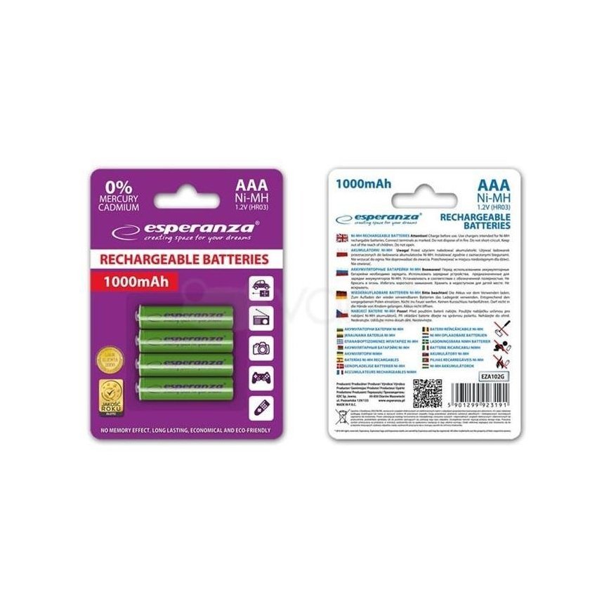 ESPERANZA EZA102G - Rechargeable battery Ni-MH