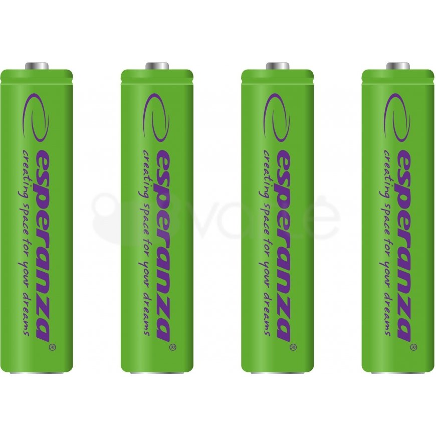 ESPERANZA EZA102G - Rechargeable battery Ni-MH AAA 1000MAH x4 – 4