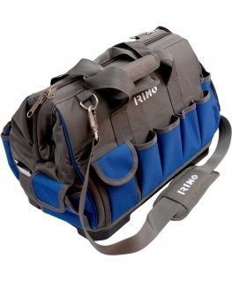 Drilled Disassembly Tool Bag with Zipper, 10 Outer and 14 Inner Bags, 420x240x300mm, Hard Bottom