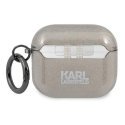 Headphones Karl Lagerfeld KLA3UKHGK AirPods 3 cover black/black Glitter Karl's Head