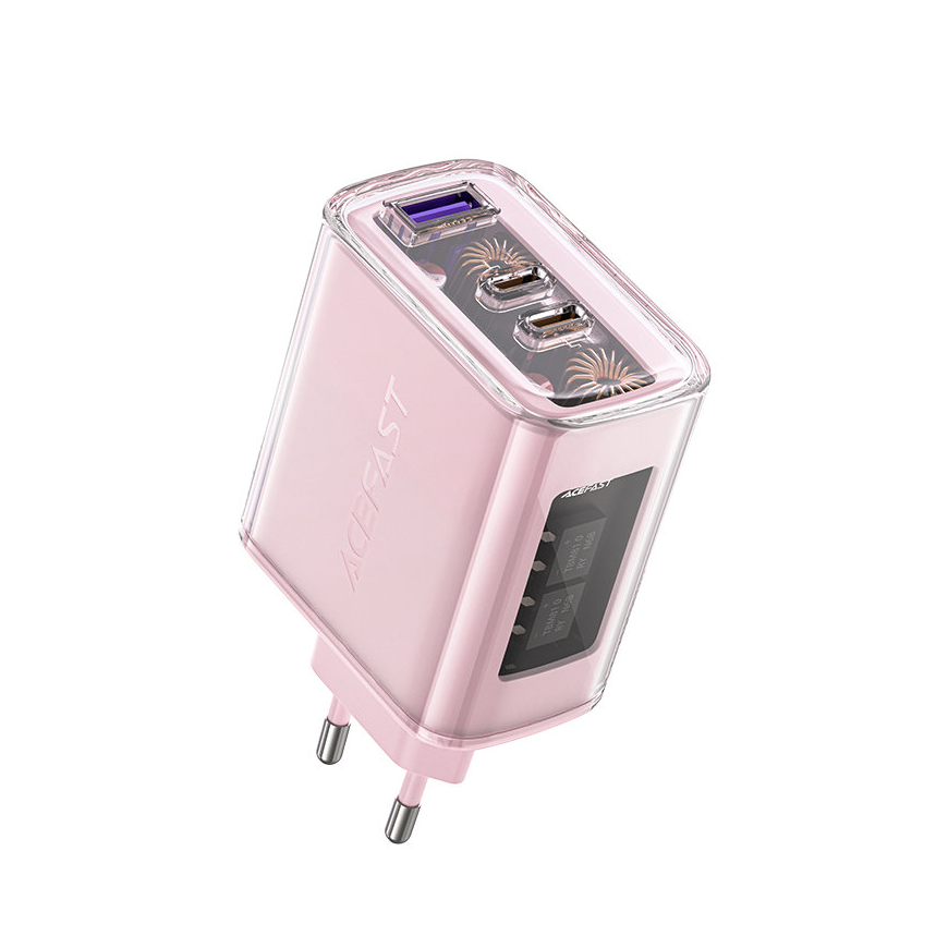 Wall charger Acefast A45, 2x USB-C, 1xUSB-A, 65W PD (purple) – 3