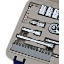 Set of heads 4-13mm and nozzles PH, PZ, SL, HEX 1/4 "35 pcs Decomposition Set of heads 4-13mm and nozzles PH, PZ, SL, HEX 1/4 "35 pcs Decomposition