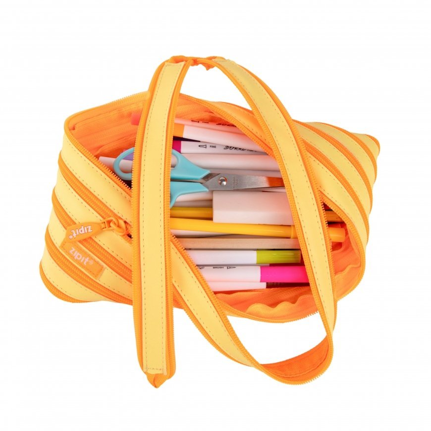 Pencil case-pencil ZIPIT Candy Jumbo, peach color. – 3