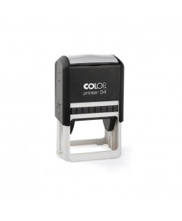 Stamp COLOP Printer 54 black with colorless pad