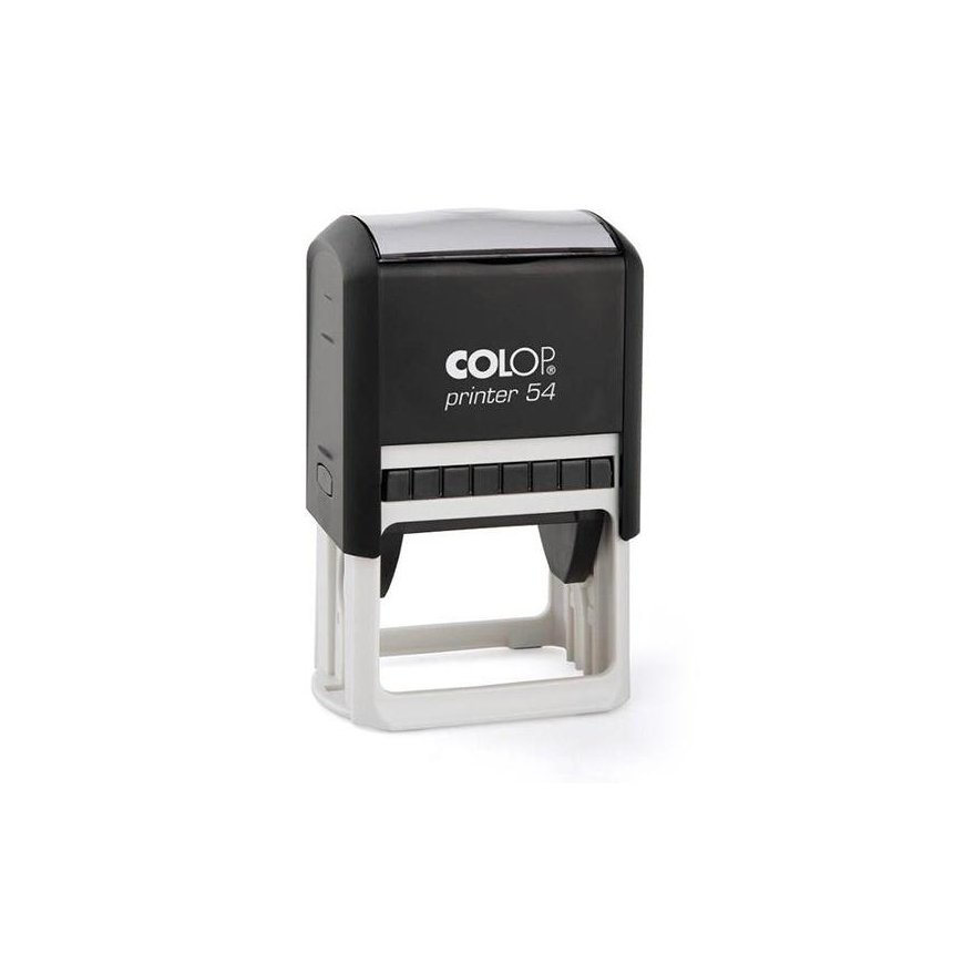 Stamp COLOP Printer 54 black with colorless pad