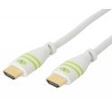 Techly 5.0m HDMI M/M HDMI kabelis 5 m HDMI A tipo (standartinis) Balta