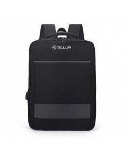 Tellur 15.6 Notebook Backpack Nomad with USB Port Black