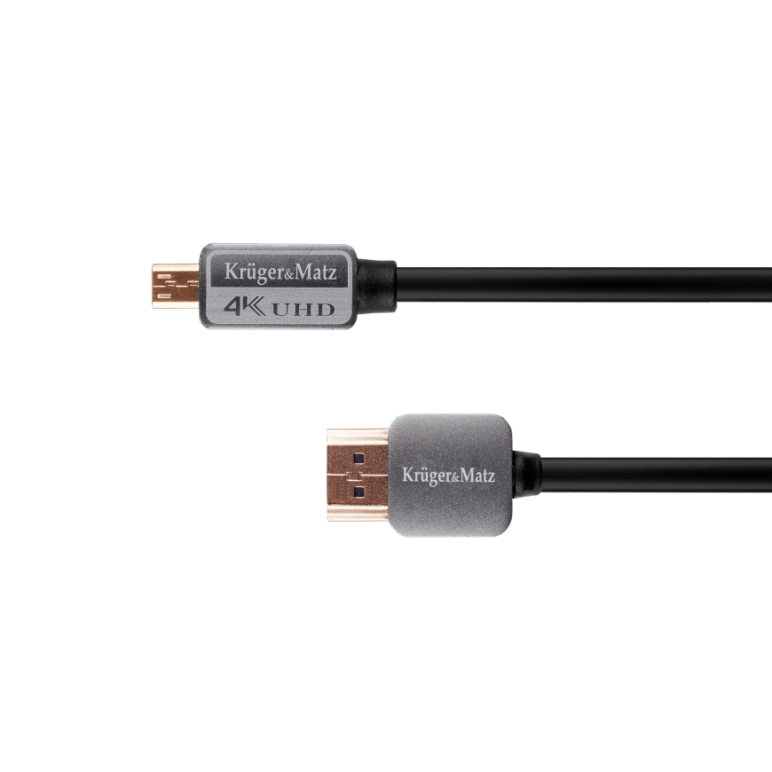 Kruger & Matz MicroHDMI - HDMI cable 1.8m – 4
