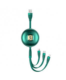 Cable USB for Us USB-A - Lightning 1 m Green (Usa001135)