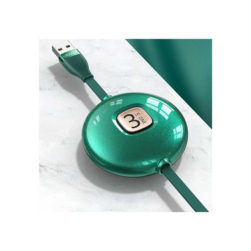 Cable USB for Us USB-A - Lightning 1 m Green (Usa001135) – 3