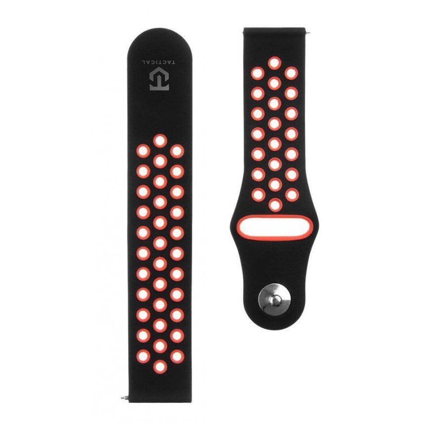 Tactical Smart watch strap, Black, 20mm