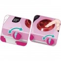 Enero Toys Kitchen DLA DZIECI 32 ELEMENTY RÓŻOWA 64x29x87CM