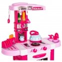 Enero Toys Virtuvė DLA DZIECI 32 ELEMENTY RÓŻOWA 64x29x87CM Enero Toys Virtuvė DLA DZIECI 32 ELEMENTY RÓŻOWA 64x29x87CM