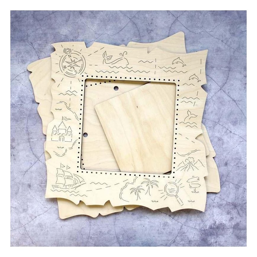 Beldizart Sale frame "Map" medium OR-230