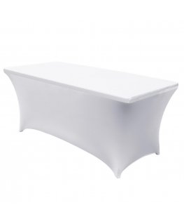 GreenBlue GB371 elastic tablecloth dining table cover White, 180x75x74cm, elastane