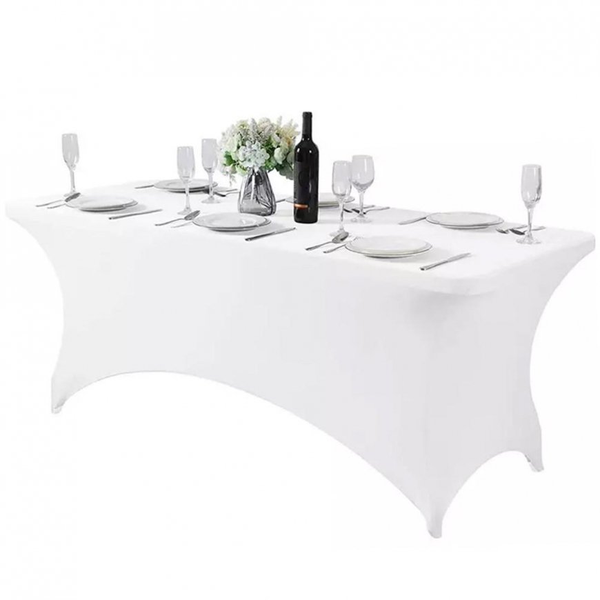 GreenBlue GB371 elastic tablecloth dining table cover White, 180x75x74cm, elastane – 2