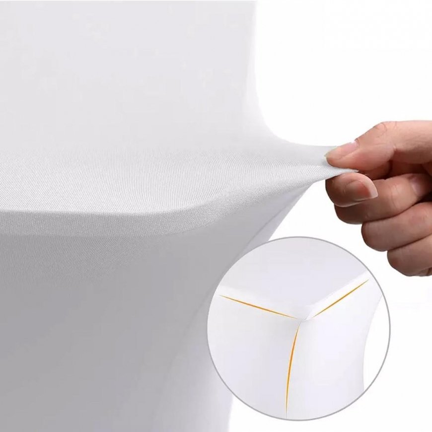 GreenBlue GB371 elastic tablecloth dining table cover White, 180x75x74cm, elastane – 3
