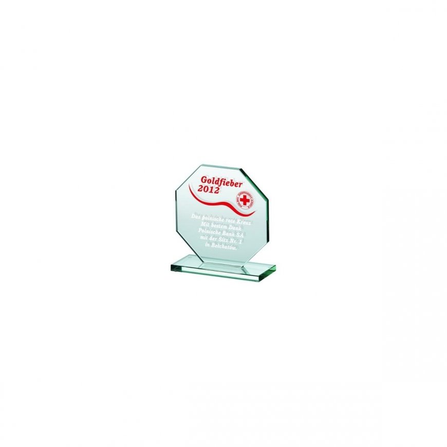 Tryumf Engraved glass trophy + paint filler – 2