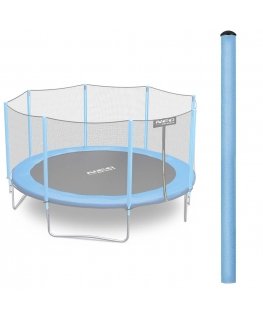 Trampoline top bar with outer net 8-15 ft, blue, Neo-Sport