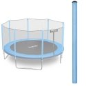 Trampoline top bar with outer net 8-15 ft, blue, Neo-Sport Trampoline top bar with outer net 8-15 ft, blue, Neo-Sport