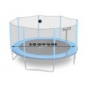 Viršutinis strypas batutui su išoriniu tinkleliu 8-15 ft, mėlynas, Neo-Sport Viršutinis strypas batutui su išoriniu tinkleliu 8-15 ft, mėlynas, Neo-Sport