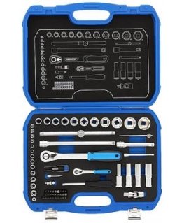 GEDORE Socket Set 1/4 + 1/2 69-pieces