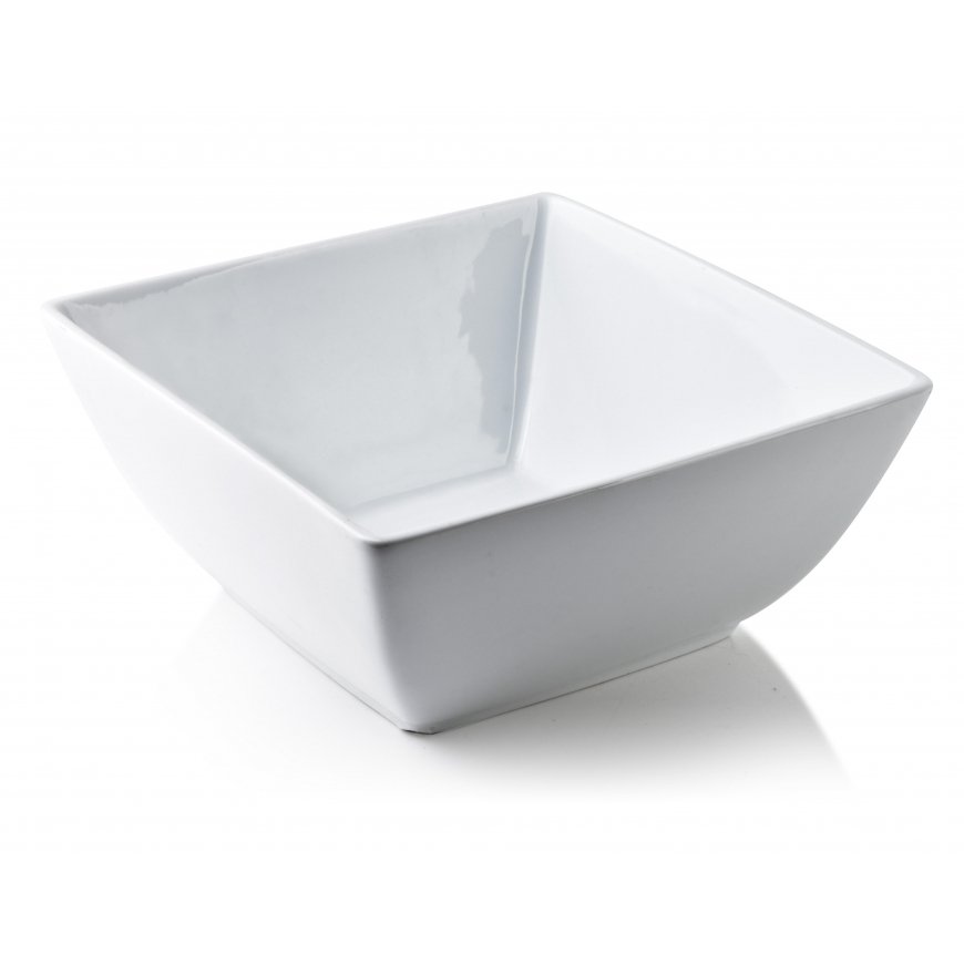Mondex BASIC square bowl - white