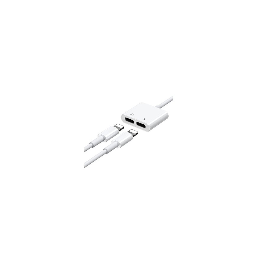 Audio Adapter Dual Lightning Joyroom S-Y104 (white) – 2