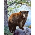 Beldizart Brown bear 38*48 cm WD083 Beldizart Brown bear 38*48 cm WD083