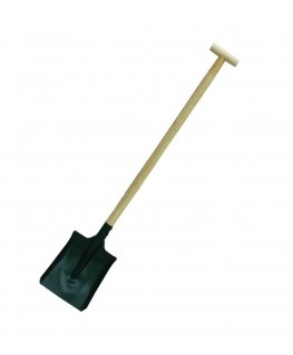 POLSKA Coal shovel 240 * 315mm with wooden handle, 115cm long