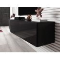 Cama TV stand VIGO SLANT 180cm (2x90) black/black gloss Cama TV stand VIGO SLANT 180cm (2x90) black/black gloss