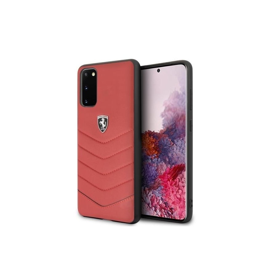 Dėklas Ferrari Hardcase FEHQUHCS62RE S20 G980 raudona/raudona paveldas