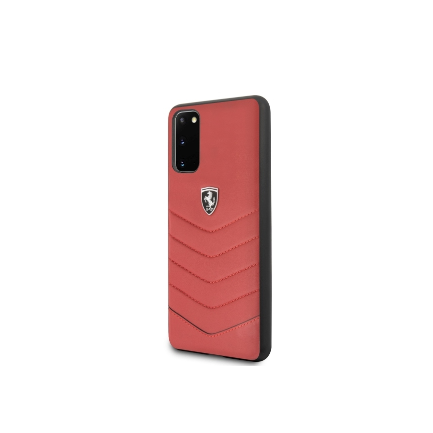 Dėklas Ferrari Hardcase FEHQUHCS62RE S20 G980 raudona/raudona paveldas – 2