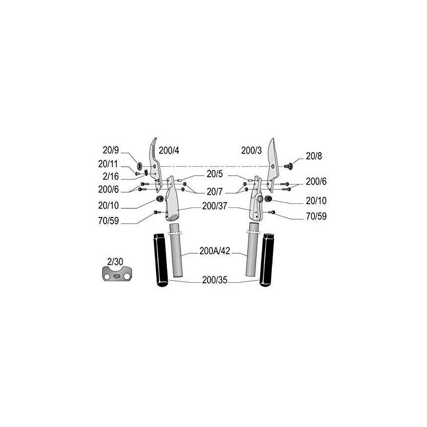 Felco Pruning shears FELCO 200A-60