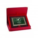 Tryumf Plastic diploma with engraving on a gold plate + CASE Tryumf Plastic diploma with engraving on a gold plate + CASE