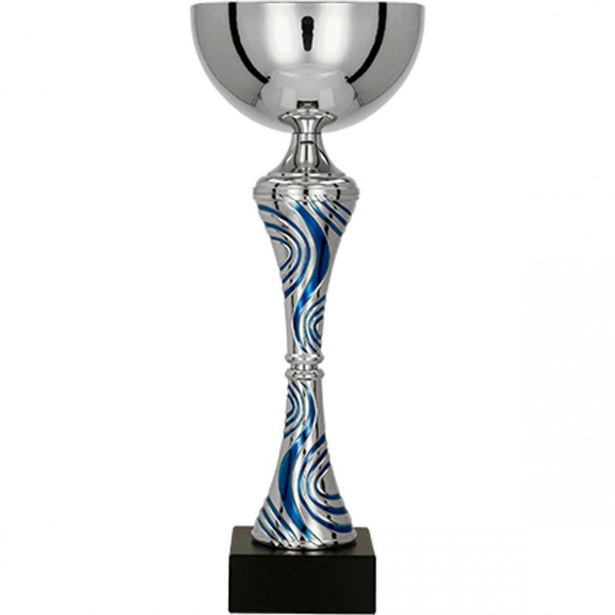 Detail Puchar metalowy silver and blue
