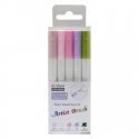 Marvy Uchida MARVY felt-tip pens with a brush tip Artist Botanical, 5 pcs.