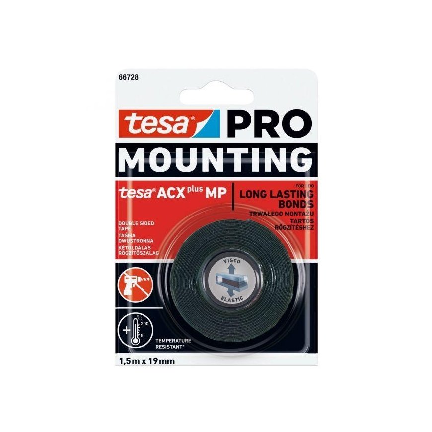 Tesa double-sided piano mounting tape acx+mp