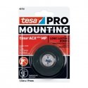 tesa double-sided piano mounting tape acx+mp 1.5m:19mm black pro