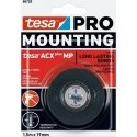 tesa double-sided piano mounting tape acx+mp 1.5m:19mm black pro